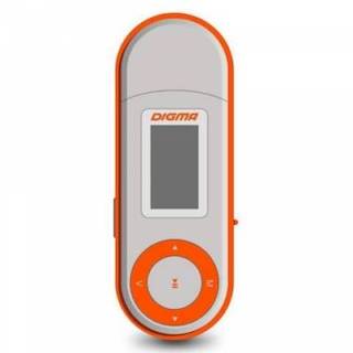 Плеер Flash Digma U1 4Gb grey 1" FM MicroSDHC HedPh WMA \MP3\WMA\WAV\USB direct\rubber case