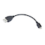 Кабель OTG MicroUSB-M - USB-F, Gembird/Cablexpert A-OTG-AFBM-001  для подключения USB накопителей к мобильным устройствам