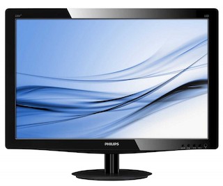 Монитор Philips 22" 220V3LSB (10/62) Black TN LED 5ms 16:10 1K:1 250cd