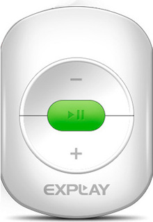 Плеер Flash Explay A1 4Gb white/green