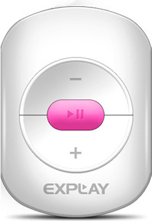 Плеер Flash Explay A1 4Gb white/pink