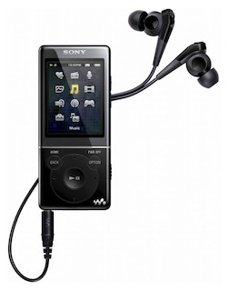 Плеер Flash Sony NWZE574B.EE 8Gb black