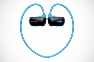 Плеер Flash Sony WaterProof Headphone-MP3 Walkman W-series 4Gb Blue