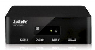 Ресивер DVB-T2 BBK SMP121HDT2 черный