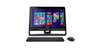 Моноблок Acer Aspire Z3-605t 23" FHD Touch i3 3227U/4Gb/1Tb 7.2k/HD8670m 1Gb/DVDRW/MCR/W8SL64/WiFi/BT