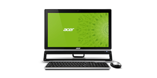 Моноблок Acer Aspire ZS600t 23" FHD Touch i3 3220/4Gb/1Tb/GT620 2Gb/DVDRW/MCR/Win8/GETH/WiFi/BT/Web/клавиатура/мышь