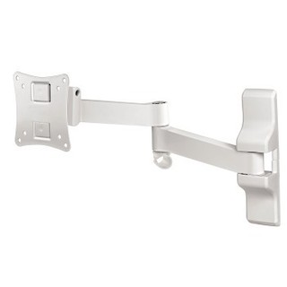 Кронштейн для ТВ Hama H-108737 XS (до 26"/66 см) VESA 100*100 до 25 кг 5зв fullm.  2 рычага бел