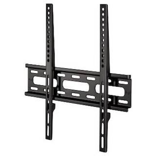 Кронштейн для ТВ Hama H-108770 XL (до 50"/127 см) VESA 400*400 до 30 кг 1зв fix (неподвижный) черный
