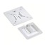Кронштейн для ТВ Hama H-84451 S (до 32"/81 см) VESA 200*100 до 50 кг 5зв fix (неподвижный) белый