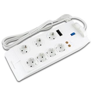 Сетевой фильтр Cyberpower SB0702AD 3м (7 розеток) белый