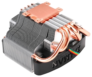 Вентилятор Zalman 8000B Вентилятор 92мм (S1156/1366/775/AM3+/AM2+), AlCU, низкий профиль (66мм высота)