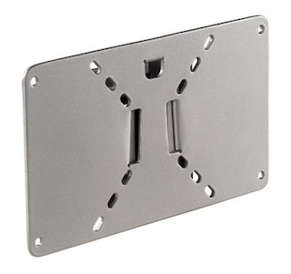 Кронштейн для ТВ, S  (до 32"/81 см), VESA 200*100, до 50 кг, *****, fix (неподвижный), серебристый,
