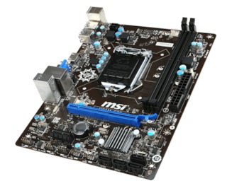 Материнская плата MSI H81M-E33 Socket-1150 Intel H81 DDR3 mATX AC`97 8ch(7.1) GbLAN SATA3 VGA+HDMI