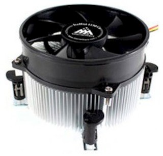 Вентилятор GlacialTech 1150CU Light Soc-1156/1155 2100rpm 105W 25dBa втулка Al+медь ОЕМ