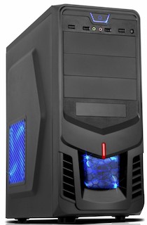 Корпус Accord P-26B черный w/o PSU ATX 1*90mm fan 2*USB2.0 audio