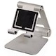 Подставка Hama H-106369 для Apple iPad/планшетных ПК до 10" cкладная алюминий серебристый