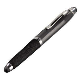 Стилус Hama H-107822 /шариковая ручка Soft Touch для Apple iPad 2 в 1 серый