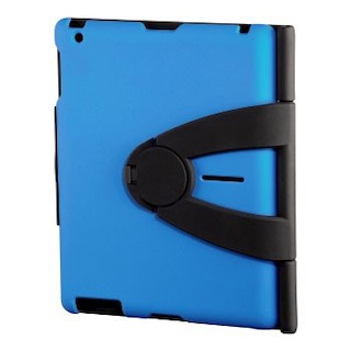 Футляр Hama H-107909 для Apple iPad 3/4 ф-ция подставки поликарбонат голубой/черный