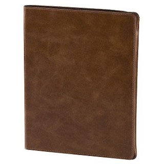 Чехол Hama H-107892 Alicante для Apple iPad 3/4 ф-ция подставки нат.кожа коричневый/красный