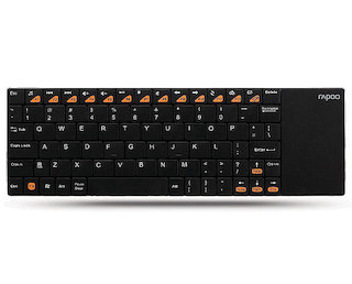 Клавиатура Rapoo E2700 черный USB Беспроводная 2.4Ghz Да Touch