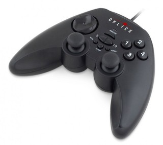 Геймпад Oklick GP-710L, analog 3D sticks, 4Ax, 12butt, vibration, digital&analog mode, USB