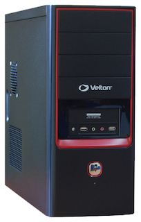 Корпус Velton 7022 D-D-Red (БЕЗ БП)