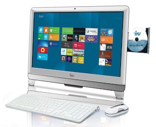 Моноблок IRU 309 21.5" HD i3 3220/4Gb/1Tb/IntHDG/DVDRW/MCR/W7Pro64/white/Web/клавиатура/мышь