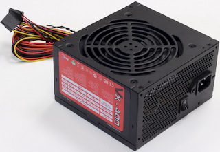 Блок питания Aerocool ATX 400W VX-400 PPFC 2*SATA I/O switch