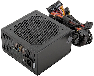 Блок питания Aerocool ATX 600W VX-600 PPFC 2*SATA I/O switch