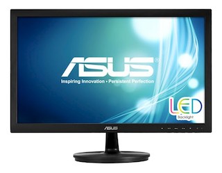 Монитор Asus 21.5" VS228DE Glossy-Black TN LED 5ms 16:9 50M:1 250cd