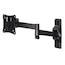 Кронштейн для ТВ Hama H-108723 XS (до 26"/66 см) VESA 100*100 до 25 кг 5зв fullm.  2 рычага черн