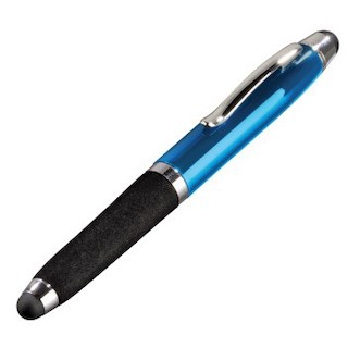 Стилус Hama Soft Touch для iPad 2-in-1 синий (H-107824)