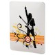 Футляр Hama для iPad 9.7" Music белый с рисунком поликарбонат (H-106365)