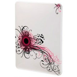 Футляр Hama для iPad 9.7" Swirly Pink белый с рисунком поликарбонат (H-106366)