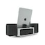 Док-станция Iluv IMM747BLK для iPad/iPhone USB + mini jack зарядка и прослушивание 3 динамика