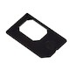 Переходник Hama H-106624 Nano/SIM для подкл. карты nano SIM к разъему SIM  черн