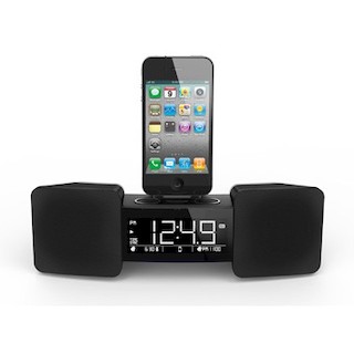 Док-станция Iluv IMM155BLK для iPhone/iPod дисплей встроенный усилитель будильник FM