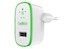 Зарядное устройство Belkin 2,1A зеленый (F8J052vfGRN)