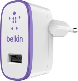 Зарядное устройство Belkin 2,1A пурпурный (F8J052vfPUR)