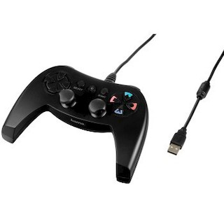 Контроллер Hama H-115410 Combat Bow для PS3 аналоговый 17 кнопок 2 м. черный
