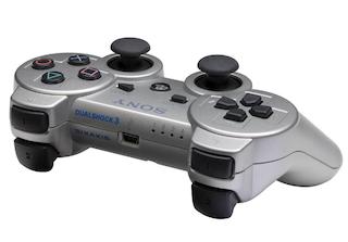 Контроллер беспроводной Sony PlayStation 3 Dualshock 3 серебро (PS719256137)