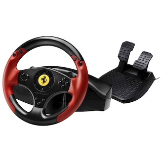 Руль ThrustMaster Ferrari Red Legend 4060052 черный/красный USB обратная связь PC/PS3