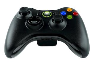 Геймпад беспроводной for Microsoft XBOX360 с аккумулятором black (QFF-00010)