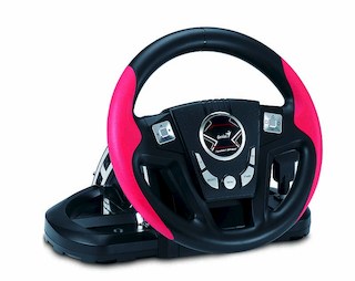 Руль Genius Speed Wheel 6 MT педали/виброотдача/коробка переключения передач