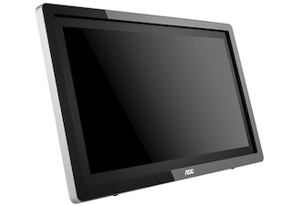 Монитор AOC 21.5" i2272Pwhut/BK Silver-Black IPS LED 5ms 16:9 2xHDMI M/M 50M:1 250cd USB multi-touch