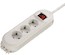 Сетевой удлинитель Hama Colour 1.5м (3розетки) white с выключателем/"защита от детей" (H-108865)