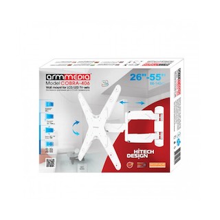 Кронштейн Arm Media COBRA-406 белый for TV 26"-55", wall, 5D, max 35 kg