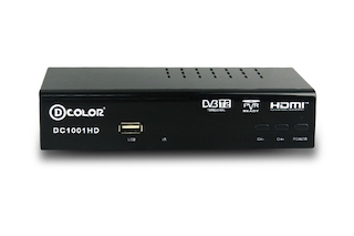 Ресивер DVB-T2 D-Color DC1001HD черный