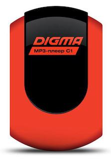 Плеер Flash Digma C1 4Gb красный FM HedPh WMA \MP3\WMA\Clip