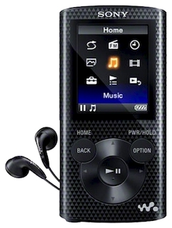 Плеер Flash Sony NWZ-E384 8Gb черный